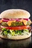 Spinat-Käse Burger